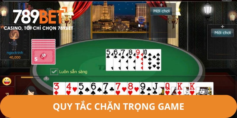 Hội viên đánh sau phải chặn kết hợp cùng loại nhưng lớn hơn người đi trước