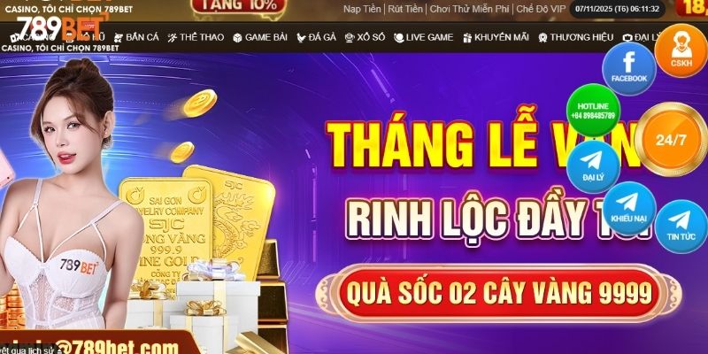 Các phương thức nhận hỗ trợ hợp lệ hiện nay của 789BET